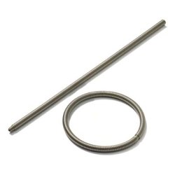 Garter springs made from 1.1200 high-carbon spring steel and 1.4310 stainless spring steel V2a| Febrotec
