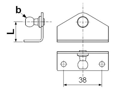 Gas Strut Brackets