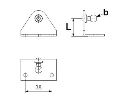 Gas Strut Brackets