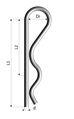 Retaining Pins (like DIN 11024)